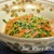 豆苗と人参の胡麻和え