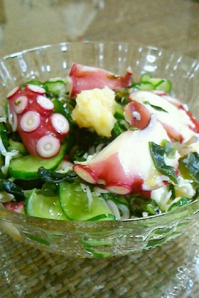 ✿たこ・きゅうり・わかめの酢の物✿