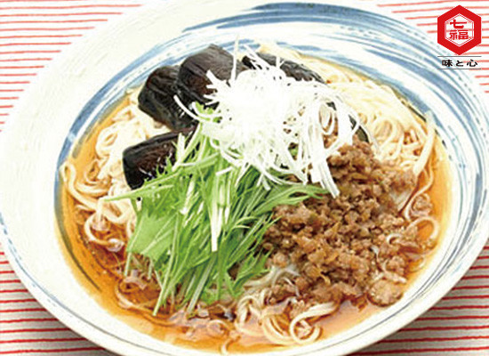 ナスと挽肉のスタミナ麺の画像