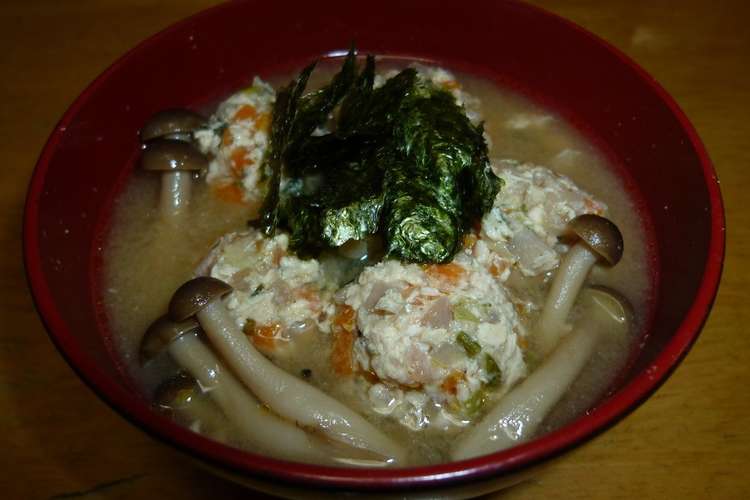 つみれ風 鶏団子のキノコ汁 レシピ 作り方 By 花咲くいろは クックパッド 簡単おいしいみんなのレシピが354万品
