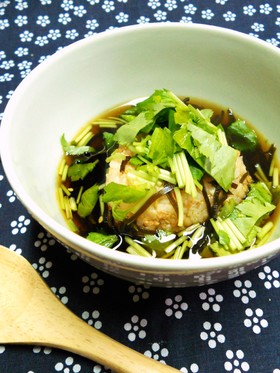 塩昆布でお茶漬け(居酒屋風)