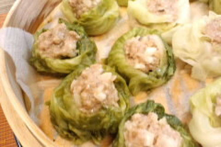 ヘルシーなキャベツ レタス焼売 レシピ 作り方 By らぴらぴ クックパッド