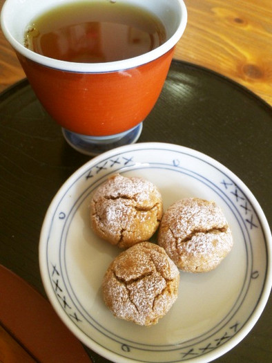 久能葉生姜糖クッキー（バター卵不使用）の写真