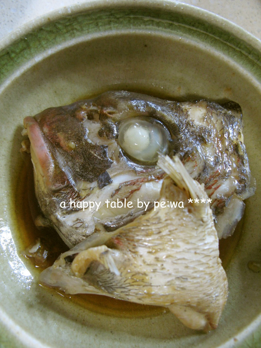 鯛のアラの煮付けの画像