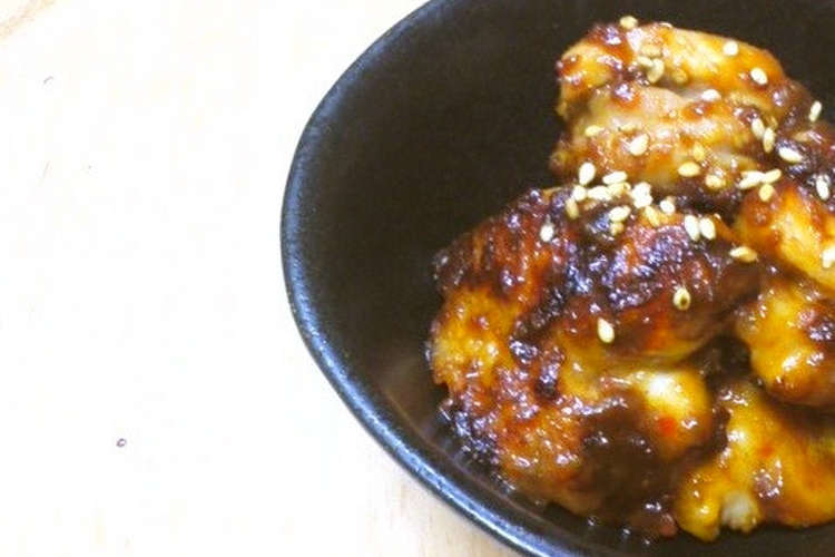 鶏の甘辛ｿｰｽ レシピ 作り方 By えみ クックパッド