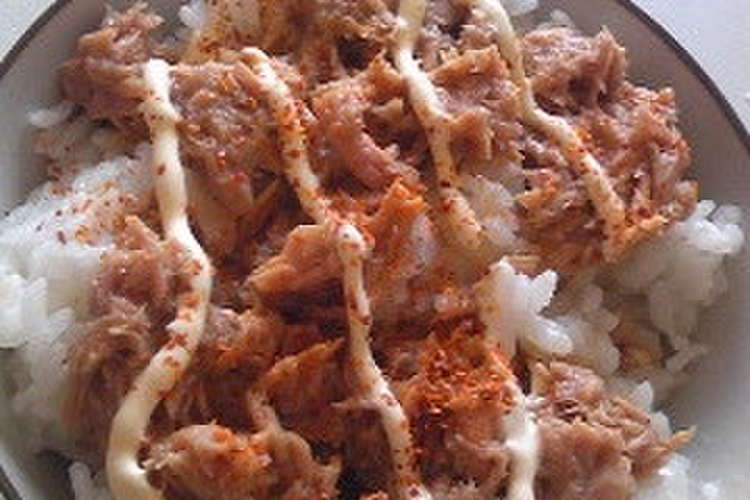 簡単 お手軽 ピリ辛ツナ丼 レシピ 作り方 By 篤香 クックパッド