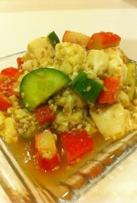 簡単♬さっぱり豆腐ときゅうりのサラダ