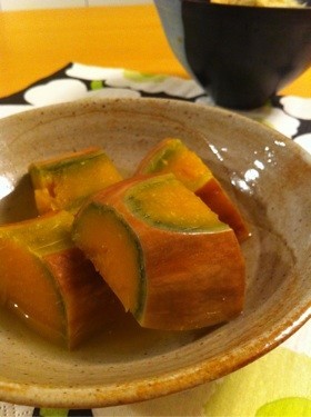 万次郎かぼちゃのシンプル煮