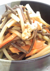 簡単惣菜☆ぜんまいと細切り竹の子の煮物