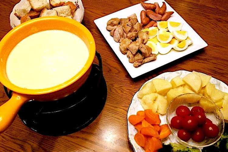 とろ り美味しい チーズフォンデュ レシピ 作り方 By Dearykmh クックパッド 簡単おいしいみんなのレシピが354万品