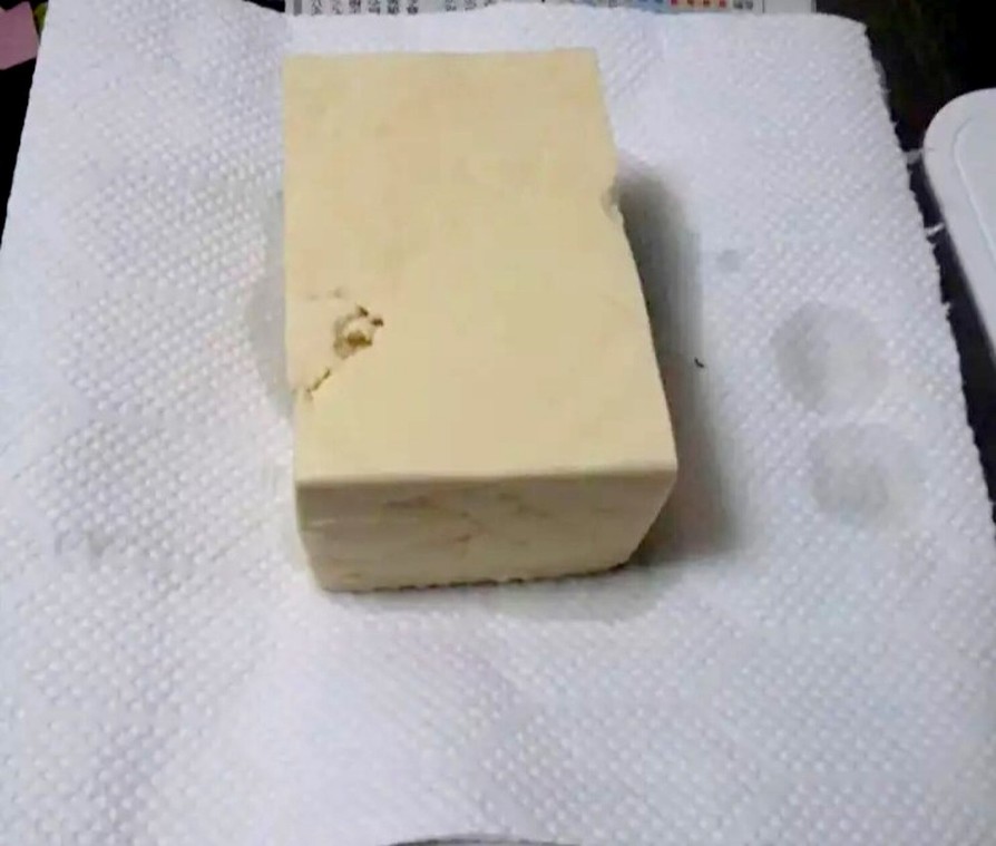 豆腐の簡単水切りの画像