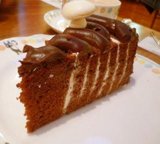 しましまチョコレートケーキの画像