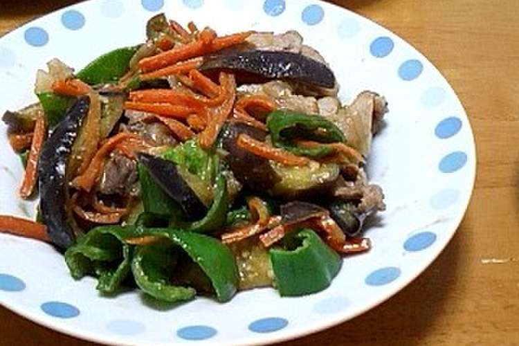 なす ピーマン 豚肉 ニンジンの味噌炒め レシピ 作り方 By さっくー クックパッド 簡単おいしいみんなのレシピが352万品