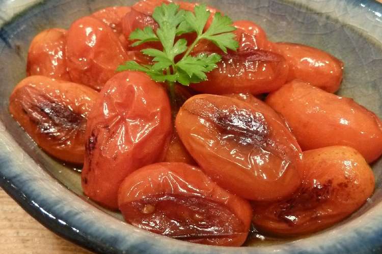 ダイエットに 焼きトマトのニンニクポン酢 レシピ 作り方 By Kouayaa クックパッド 簡単おいしいみんなのレシピが365万品