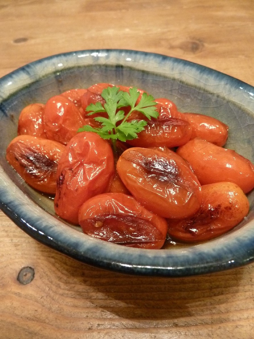ダイエットに☆焼きトマトのニンニクポン酢の画像