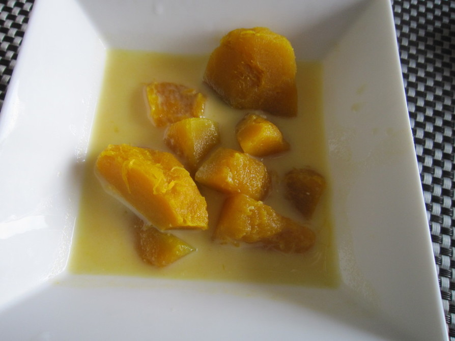 バター好きマーガリンdeかぼちゃスープの画像