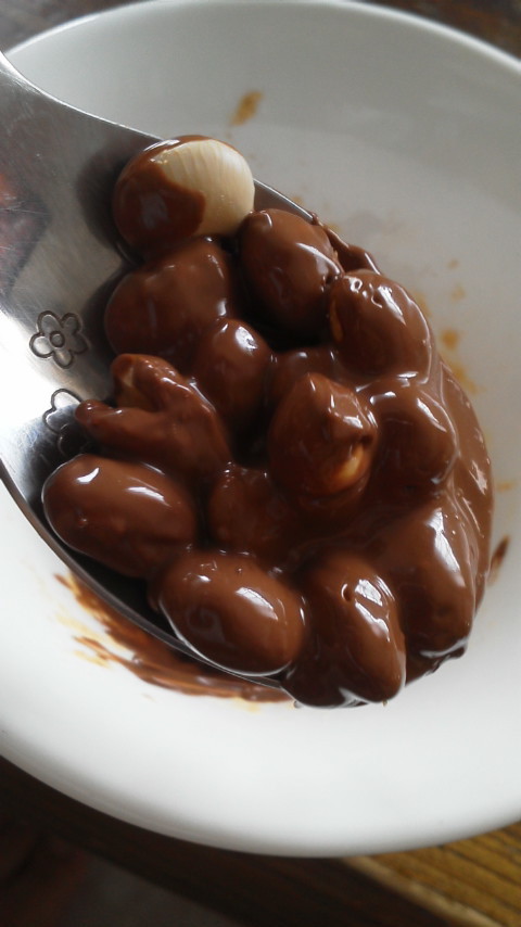 材料2つ！大豆とチョコの簡単お菓子の画像
