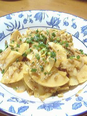 「やわらぎ」風★ピリ辛筍炒め