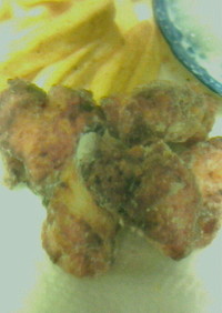 鶏胸肉・塩昆布味唐揚げ(冷凍ストック２)