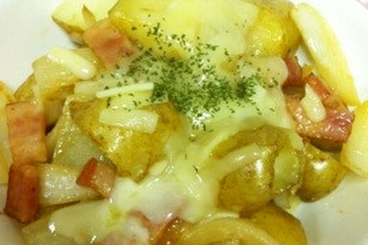 お弁当に 夕飯に チーズジャーマンポテト レシピ 作り方 By なっち73 クックパッド 簡単おいしいみんなのレシピが360万品