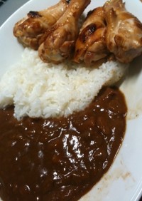 がっつり、男の手羽元チキンカレー