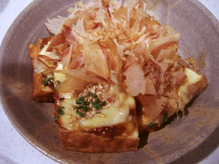 厚揚げの味噌マヨチーズ焼きの画像
