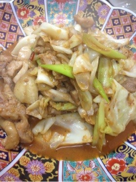 鶏モモ肉とキャベツの甘味噌炒め・食欲増進の画像