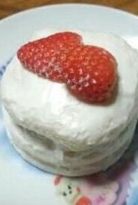 簡単離乳食♪１才の簡単誕生日ケーキ