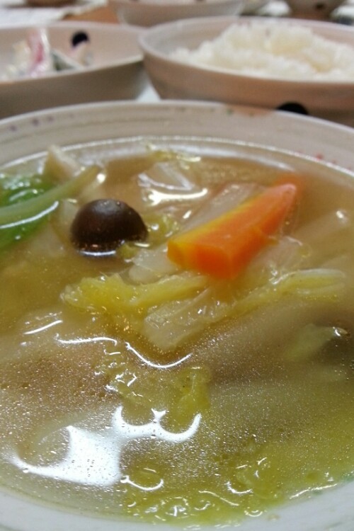 生姜たっぷり白菜と大根のスープの画像