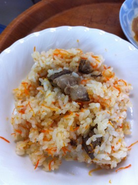 炊飯器で簡単牛肉でなんちゃってプロフ