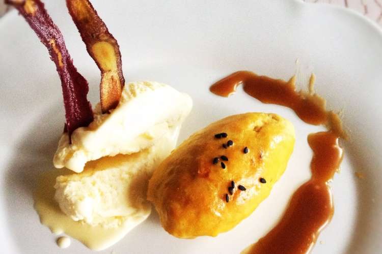 スイートポテト キャラメルソース添え レシピ 作り方 By Chizueto クックパッド 簡単おいしいみんなのレシピが355万品