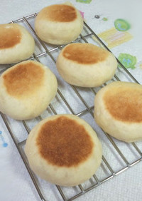 レンジ発酵☆ホエーでフライパン焼きパン