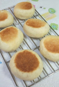 レンジ発酵☆ホエーでフライパン焼きパン