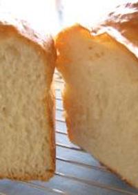 ホシノ天然酵母で生クリーム食パン