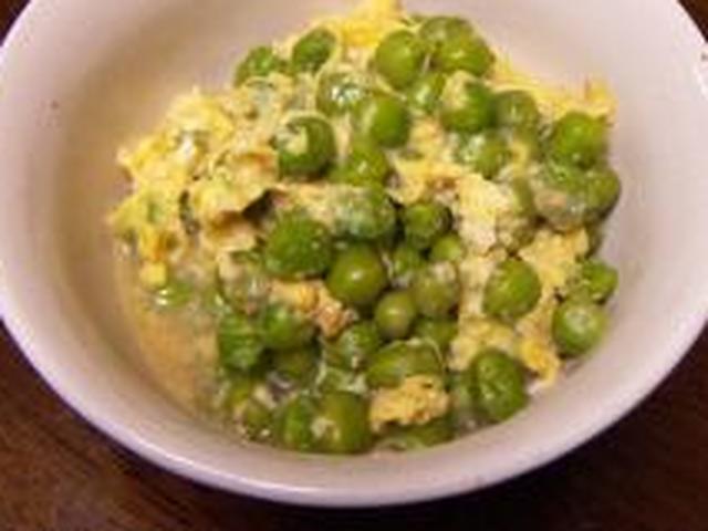 えんどう豆の卵とじ レシピ 作り方 By Kuro559 クックパッド