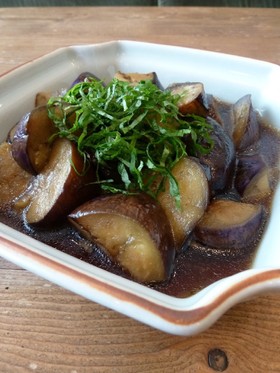 フライパン1つで即行1品!茄子の煮浸し