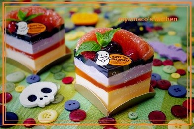 ハロウィン☆魔女のチーズケーキの写真