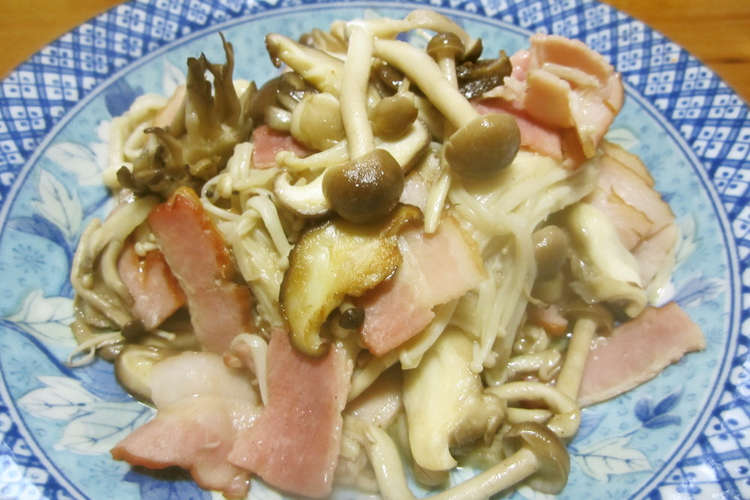 きのことベーコンのバター炒め レシピ 作り方 By Serushinn クックパッド 簡単おいしいみんなのレシピが360万品