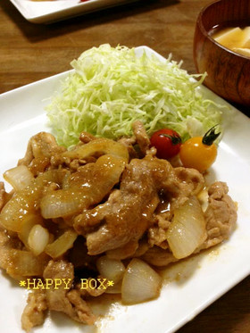 簡単+ご飯が進む♪ゴマみそ味の生姜焼き