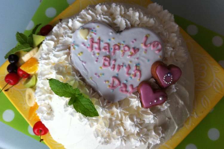 誕生日デコレーションケーキ２０１２ver レシピ 作り方 By ナナ７月７日にママ クックパッド 簡単おいしいみんなのレシピが370万品