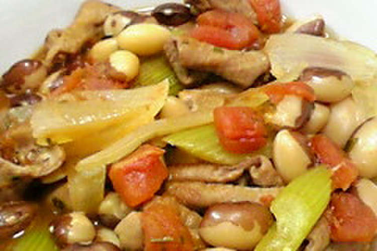 我が家の定番 イタリアンなモツ煮込み レシピ 作り方 By Kanamerdb クックパッド
