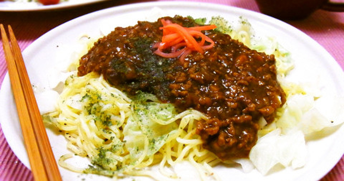 ミートソース焼きそば・付属の粉末ソースで by マムチ V 【クックパッド】 簡単おいしいみんなのレシピが352万品