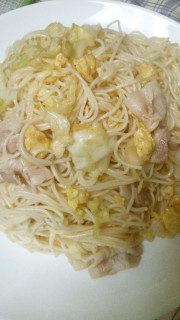 手抜きさんの 素麺チャンプルの写真