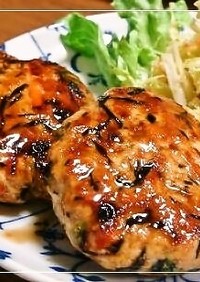 ひじき入り✿甘辛照り焼き鶏つくね