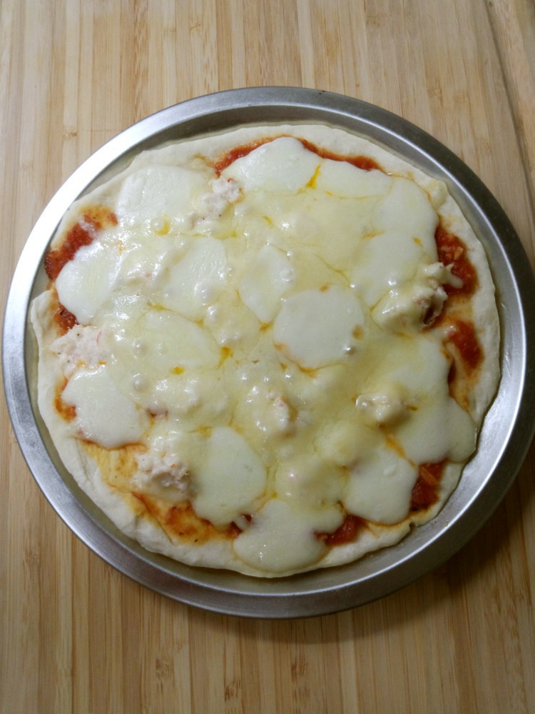 フォカッチャのピザの画像