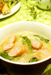 マロニーちゃんの味噌スープ