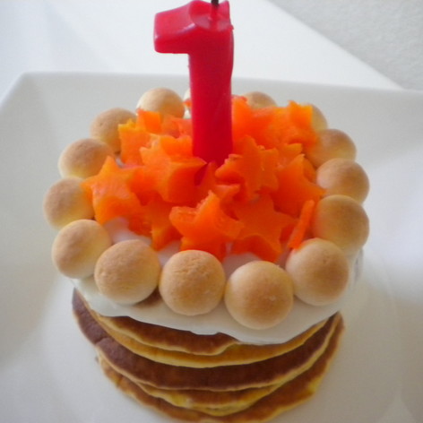 簡単☆１歳のお誕生日ケーキ　