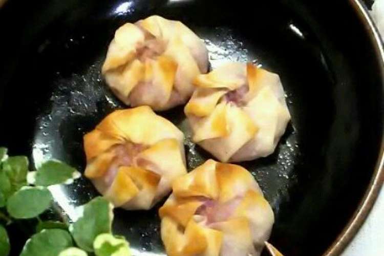 トースターで紅ポテ餃子 レシピ 作り方 By みきママ クックパッド 簡単おいしいみんなのレシピが357万品