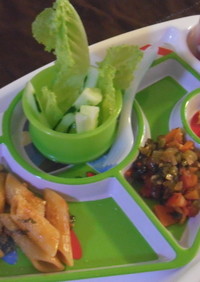 離乳食1歳児:野菜盛りイタリアンプレート