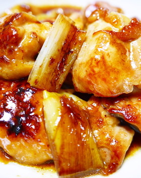 ★ズボラな焼き鳥★串なし!鶏もも肉と白葱